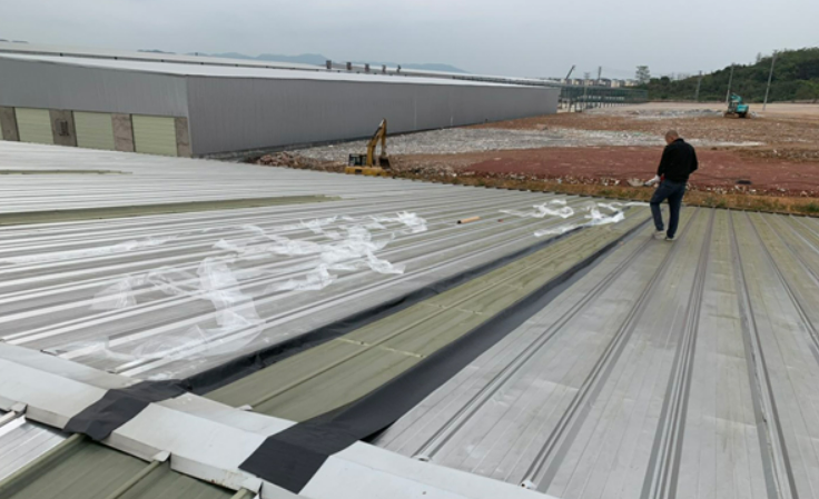 含山厂房屋面防水维修案例